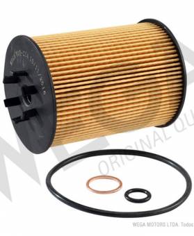 Filtro De Óleo Bmw Serie 5 6 7 Mb Classe S280 Wega Woe214