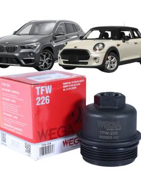 Tampa Filtro Oleo Mini Cooper 2014/ Bmw X1 2016/ 220I 2018/ Wega Tfw226