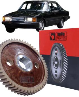 Engrenagem Do Comando De Fibra Gm Opala Resolit Re214