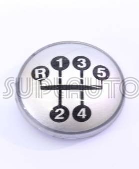 Emblema Bola Cambio Prata Astra 1999/2010 Autoplast Ap1258