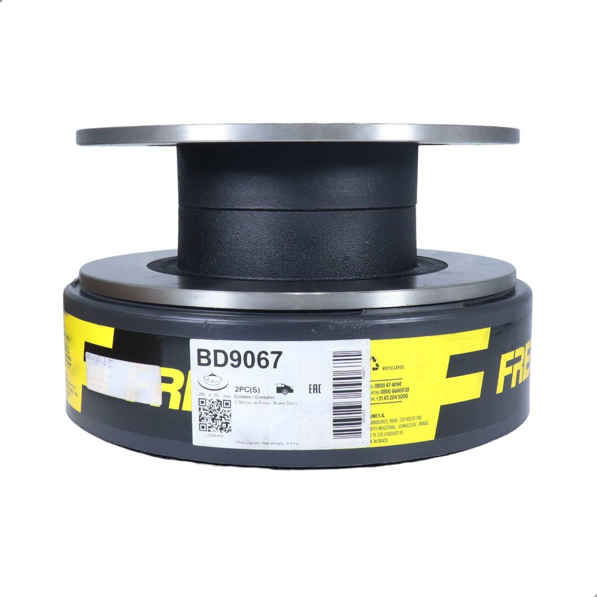 Disco Freio Traseiro Mini Cooper 2012 2014 Fremax Bd9067