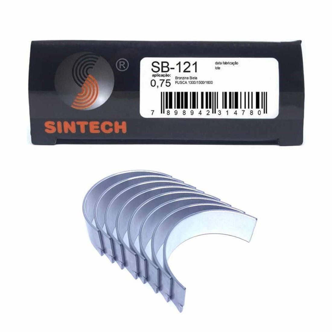 Bronzina Biela Brasilia Gol Fusca Kombi 70/ Sintech Sb121/75
