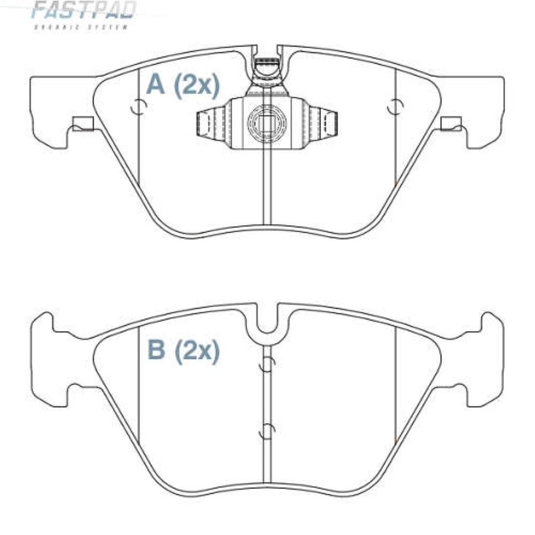 Pastilha Freio Diant Ceramica Bmw Serie 1 3 Willtec Fp993