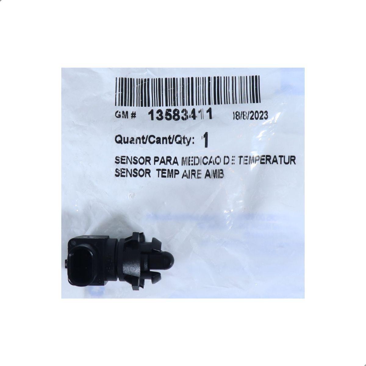 Sensor Temperatura Ar Externo Onix Tracker 2017/ Gm 13583411