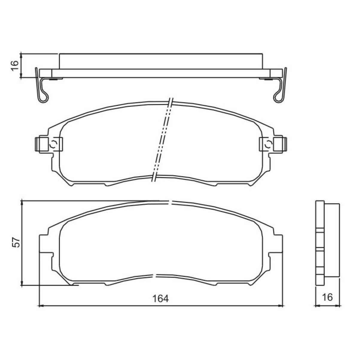 Pastilha De Freio Diant Xterra Pick Up Jurid Hq2224A