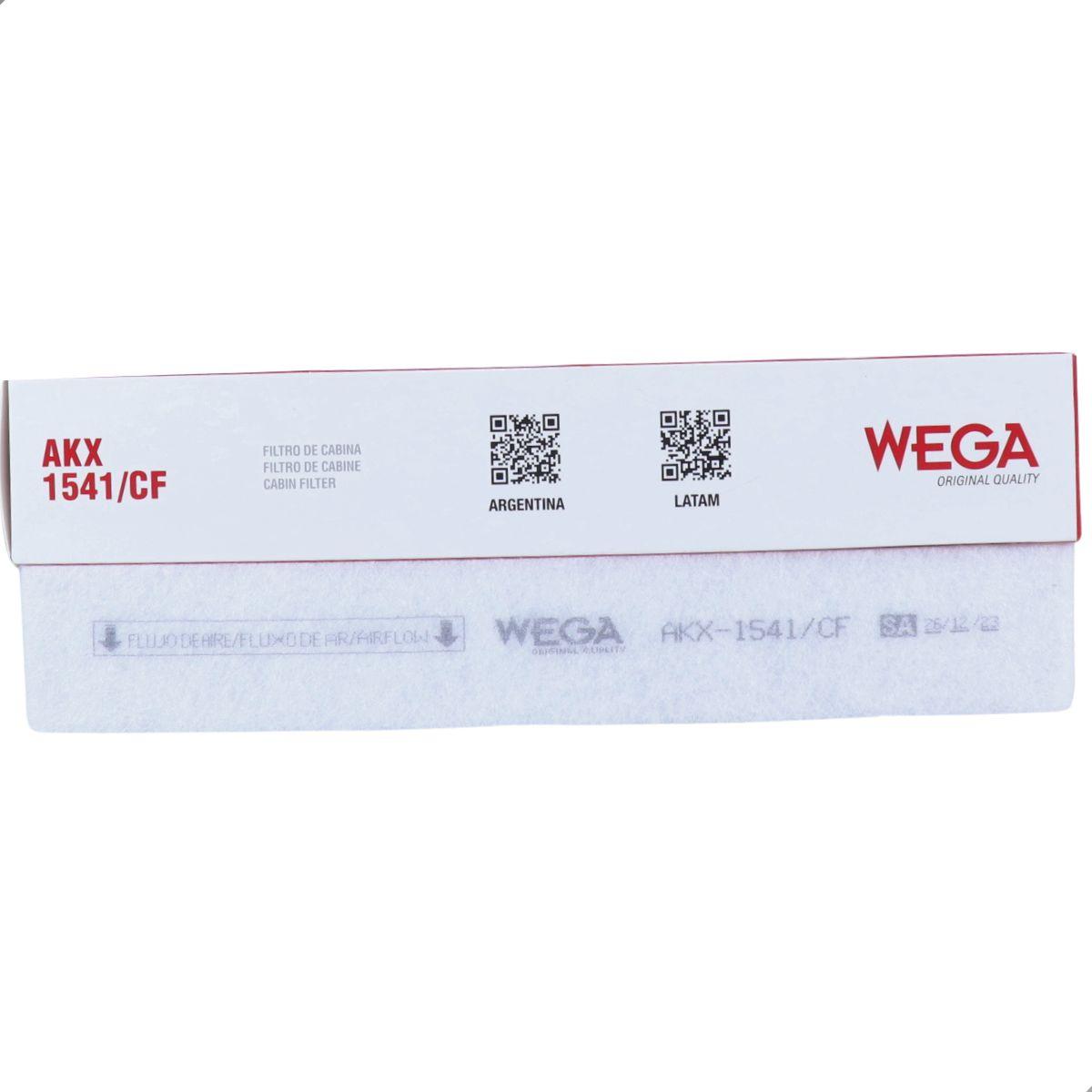 Filtro Cabine Bmw Serie 1 2 3 M Wega Akx1541/Cf