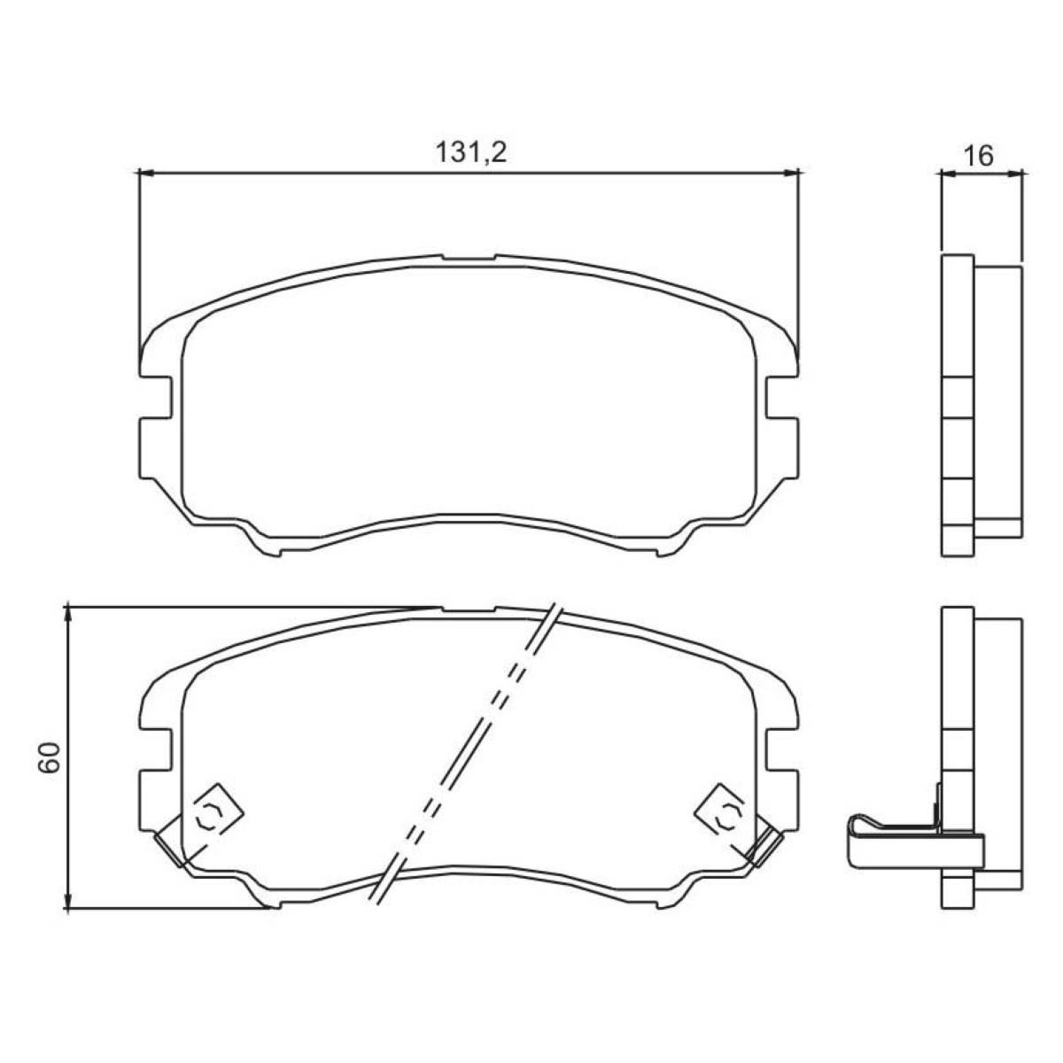 Pastilha De Freio Diant Tucson Soul Sportage Jurid Hq2216A