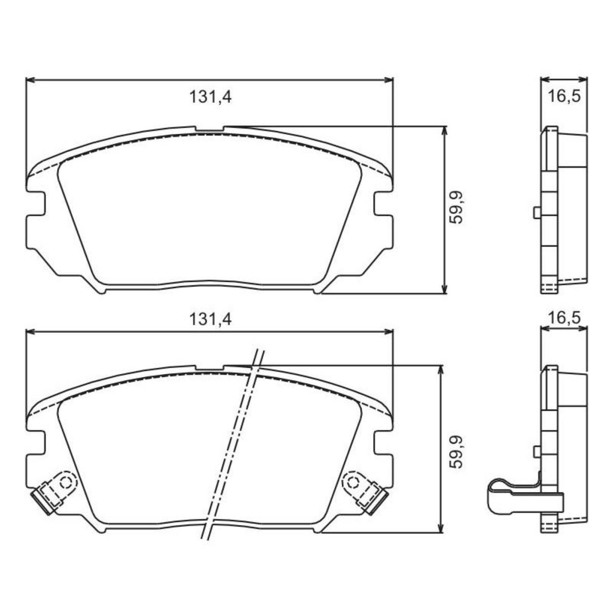 Pastilha Freio Hyundai Azera Sonata Jurid Hqj2268A