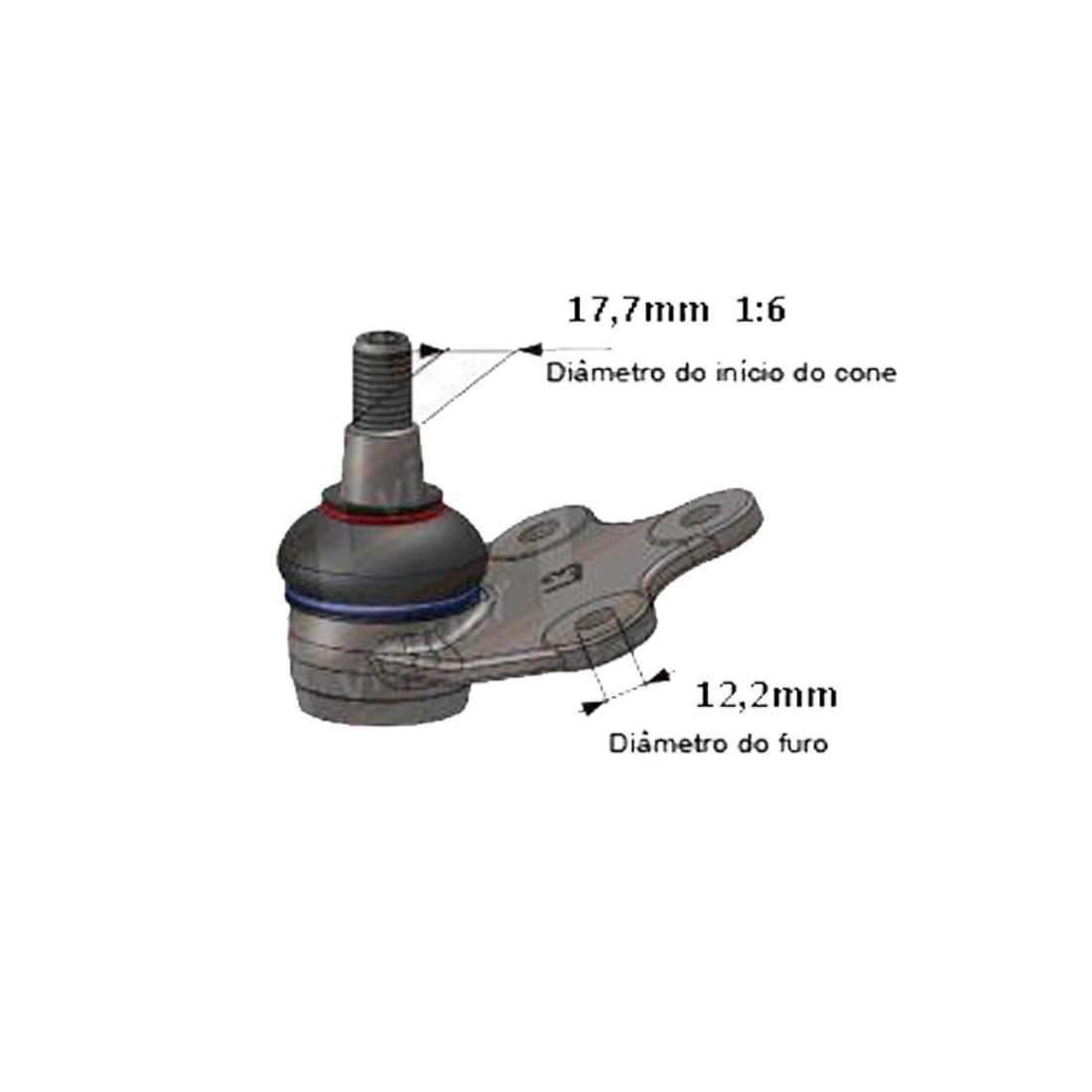 Pivo Inferior S10 Trailblazer 2017/ Viemar 503320