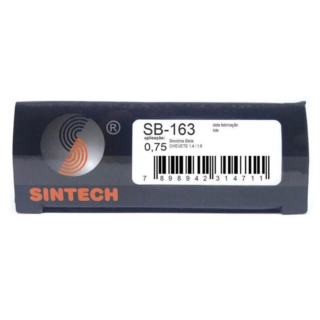 Bronzina Biela Chevette 1974/ Sintech Sb163/75