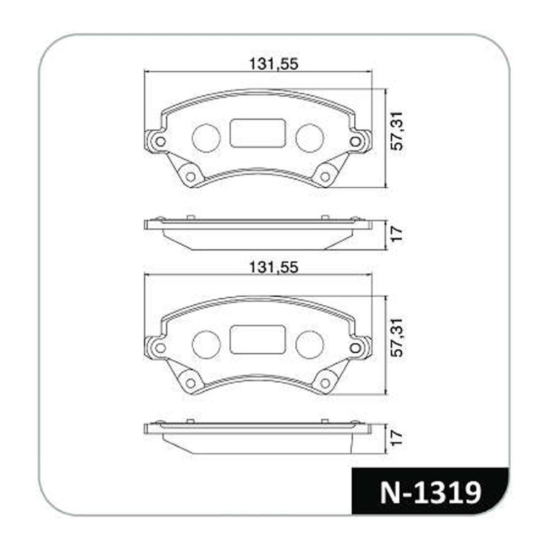 Pastilha Freio D Toyota Corolla Cobreq N1319