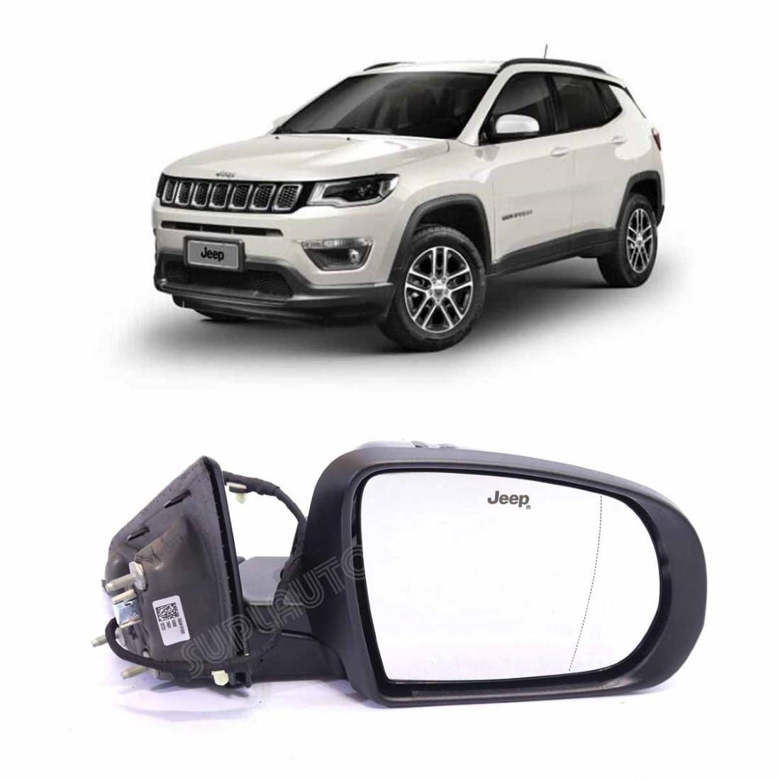 Retrovisor Eletrico Direito Jeep Compass 2017/ Jeep 53419162