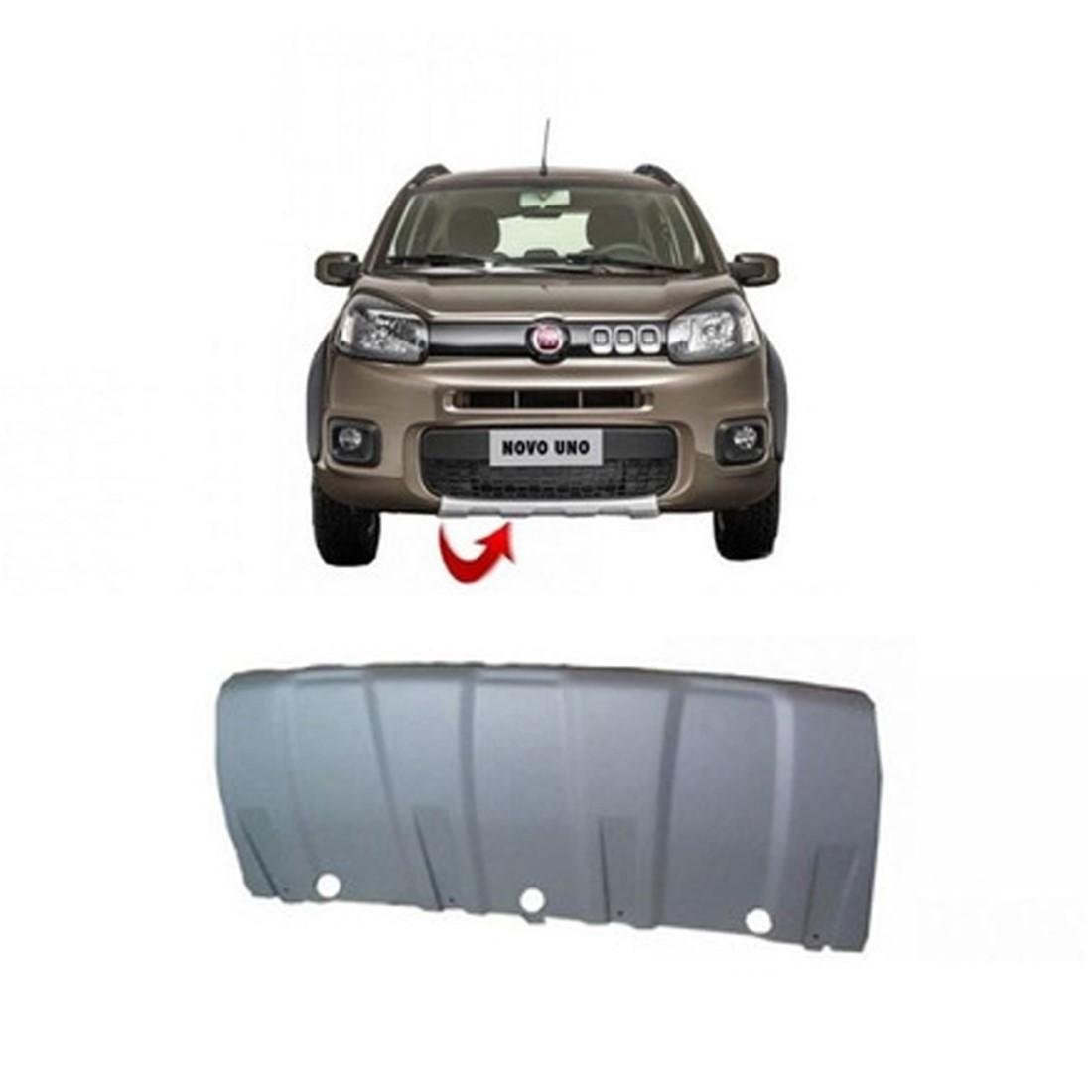 Acabamento Inf Grade Parachoque Uno 2015/2018 Fiat 100222082