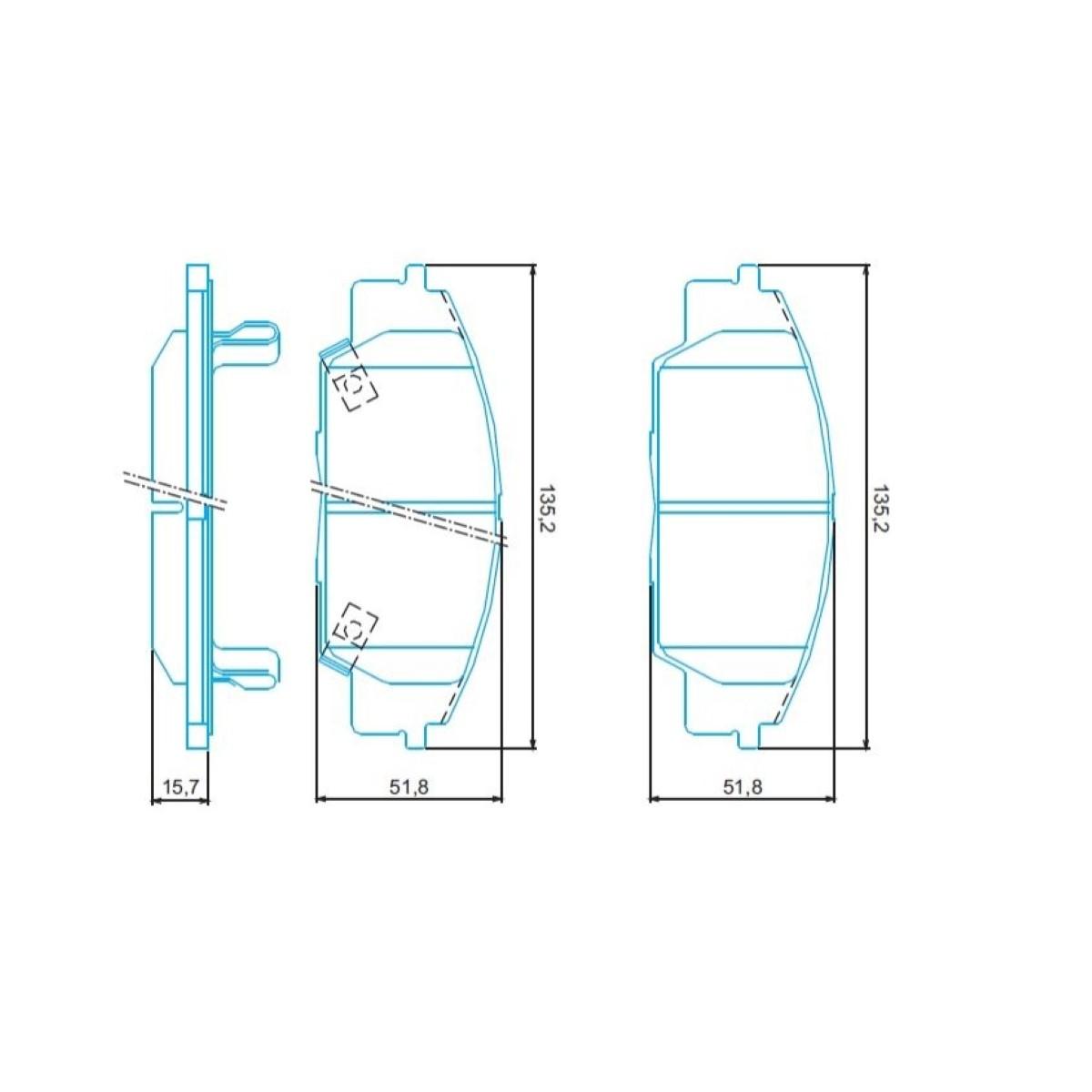 Pastilha De Freio Diant Honda Civic 2.0 2006/ Jurid Hq4020A