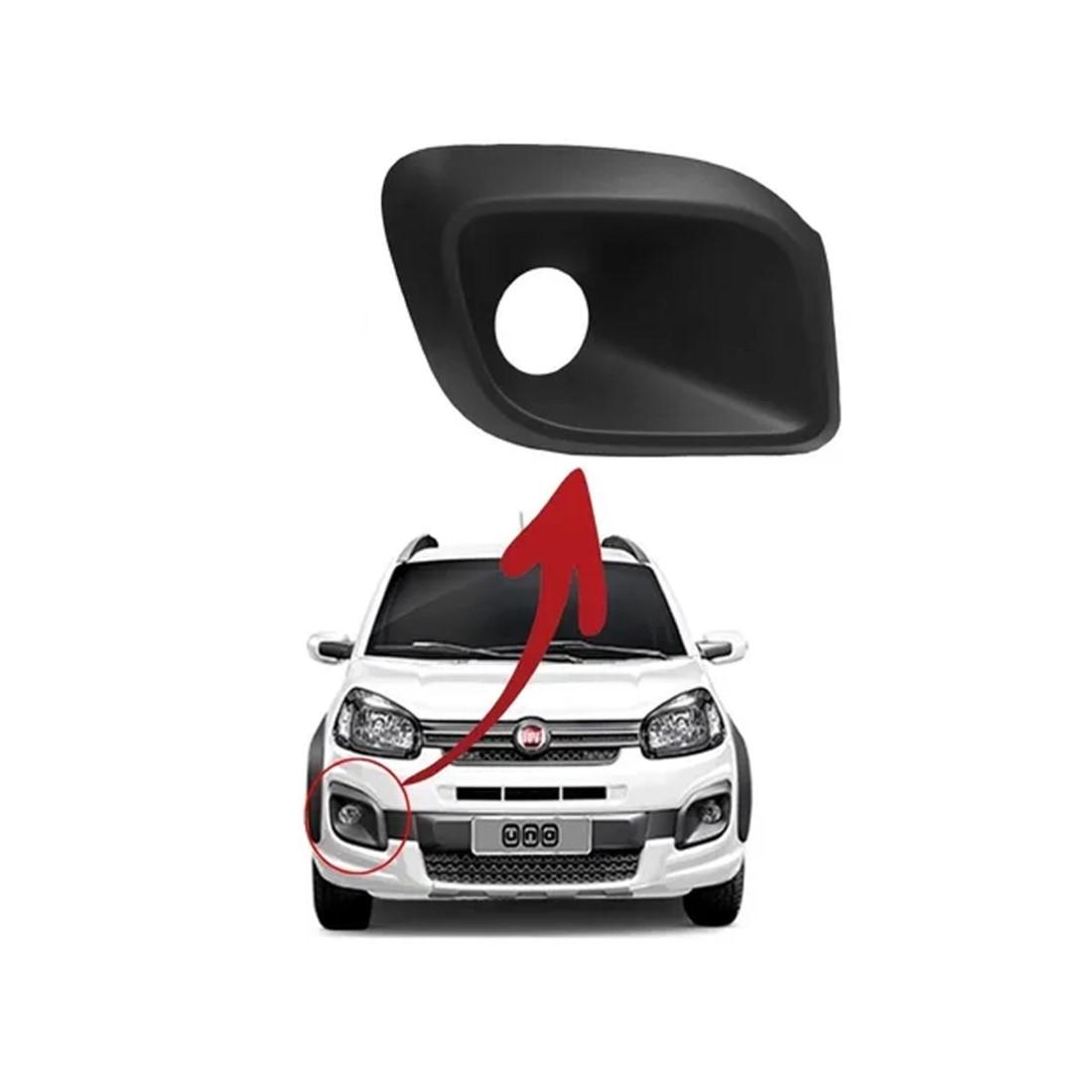 Moldura Farol Milha Direito Fiat 100239151