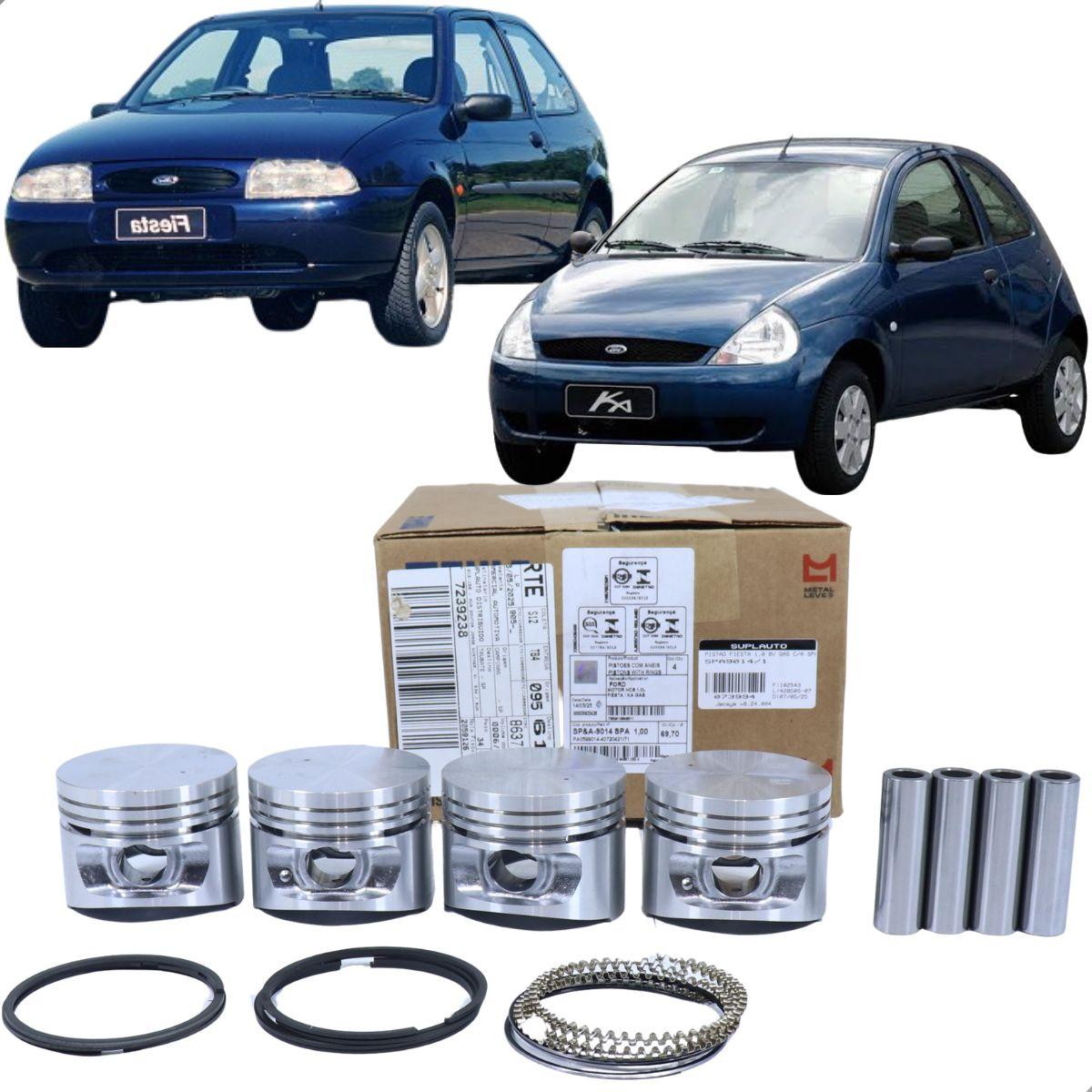 Pistao Fiesta Ka 1.0 Endura Gasolina 1.00 Metal Leve Metal Leve Spa9014/1