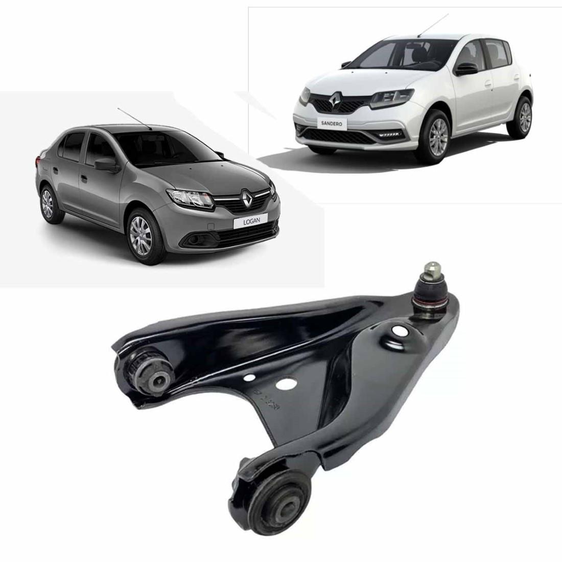 Bandeja Suspensao Direita Sandero Logan Renault 545001064R