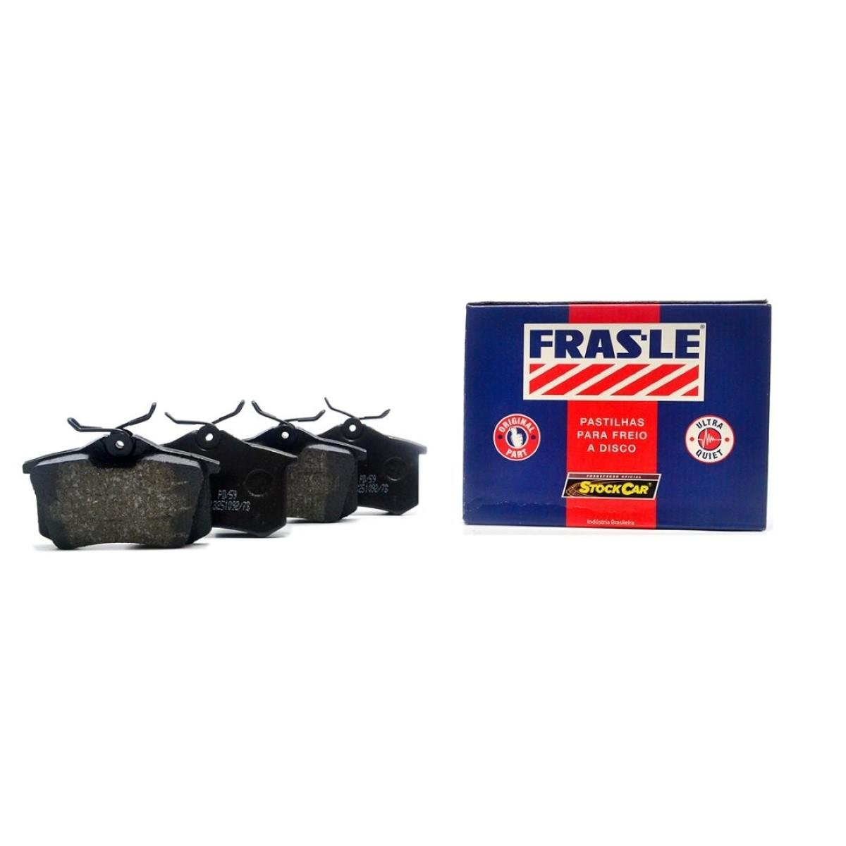 Pastilha Freio Traseira Peugeot 2008/ 308 C3 C4 Pd59 Frasle