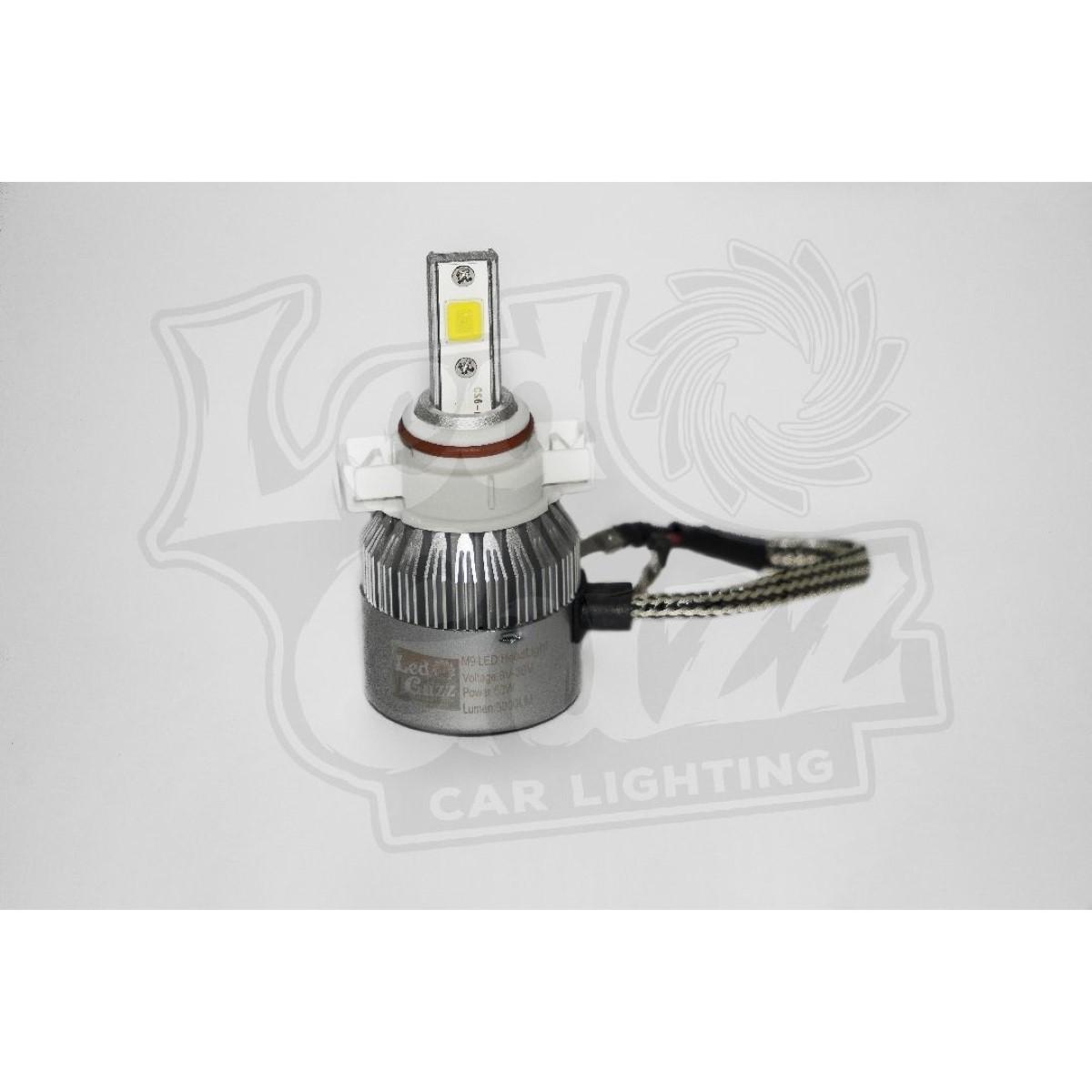 Kit Lampada Super Ultra Led H16 50W 5000 Led Guzz Lgzm9Ch16