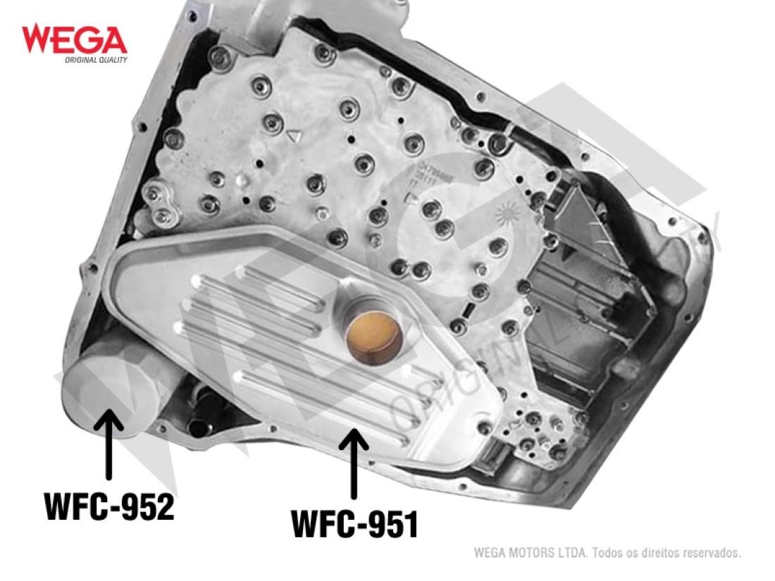 Filtro Do Cambio Automatico Dodge Ram 2500 2013/ Wega Wfc951