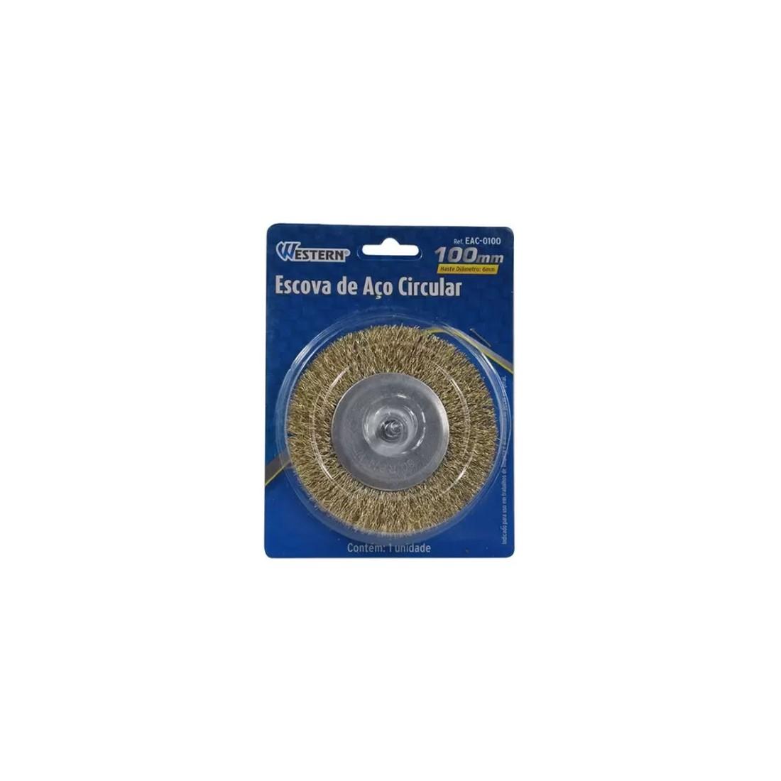 Escova Circular Aco 100Mm Western Eac-0100