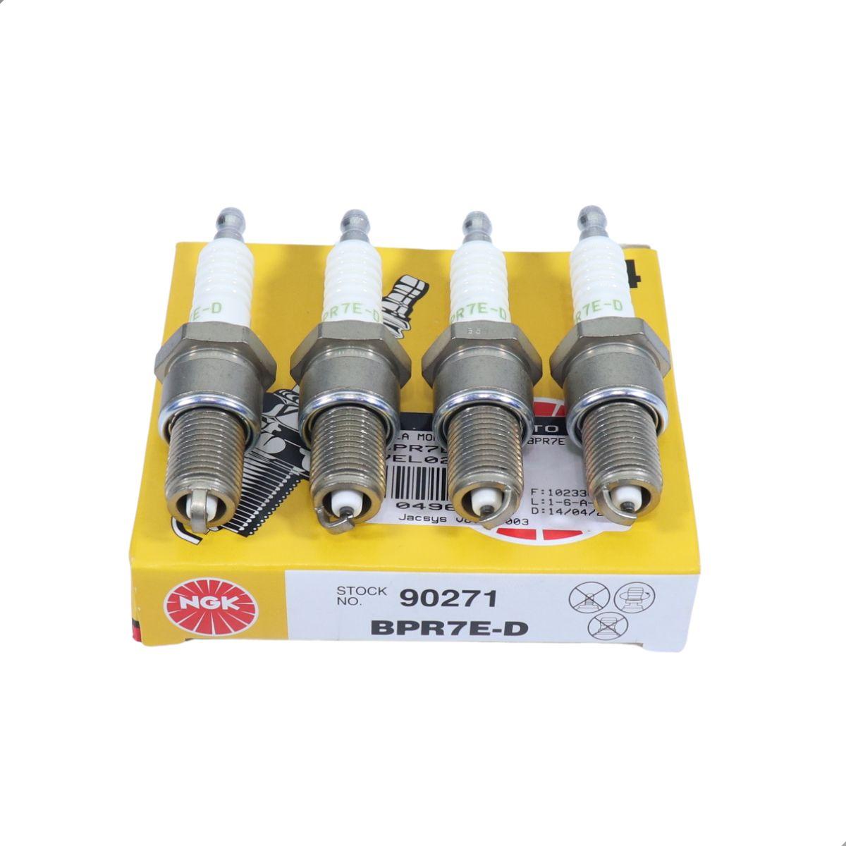 Vela De Ignição Audi 100 Fiat Elba Premio Tempra Ngk Bpr7E