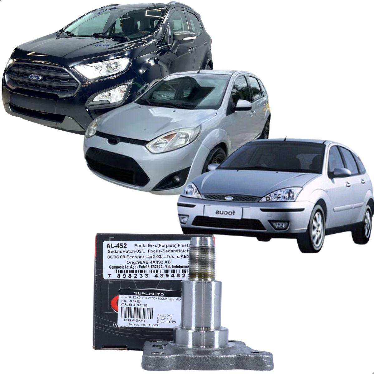 Ponta Eixo Traseiro Ecosport Fiesta Focus Com Abs Ima Al452