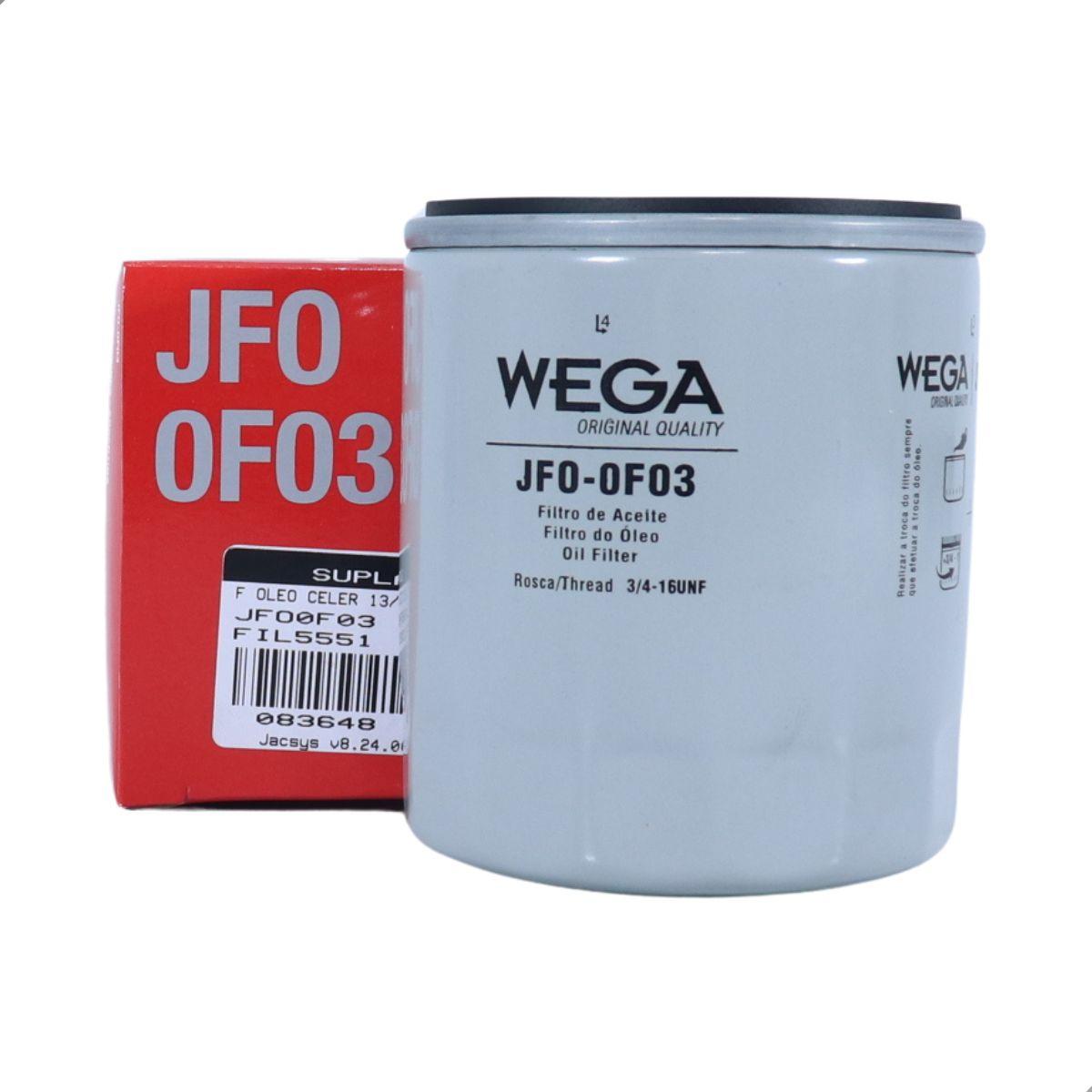 Filtro De Oleo Cherry Fulwin Ii Celer Wega Jfof03