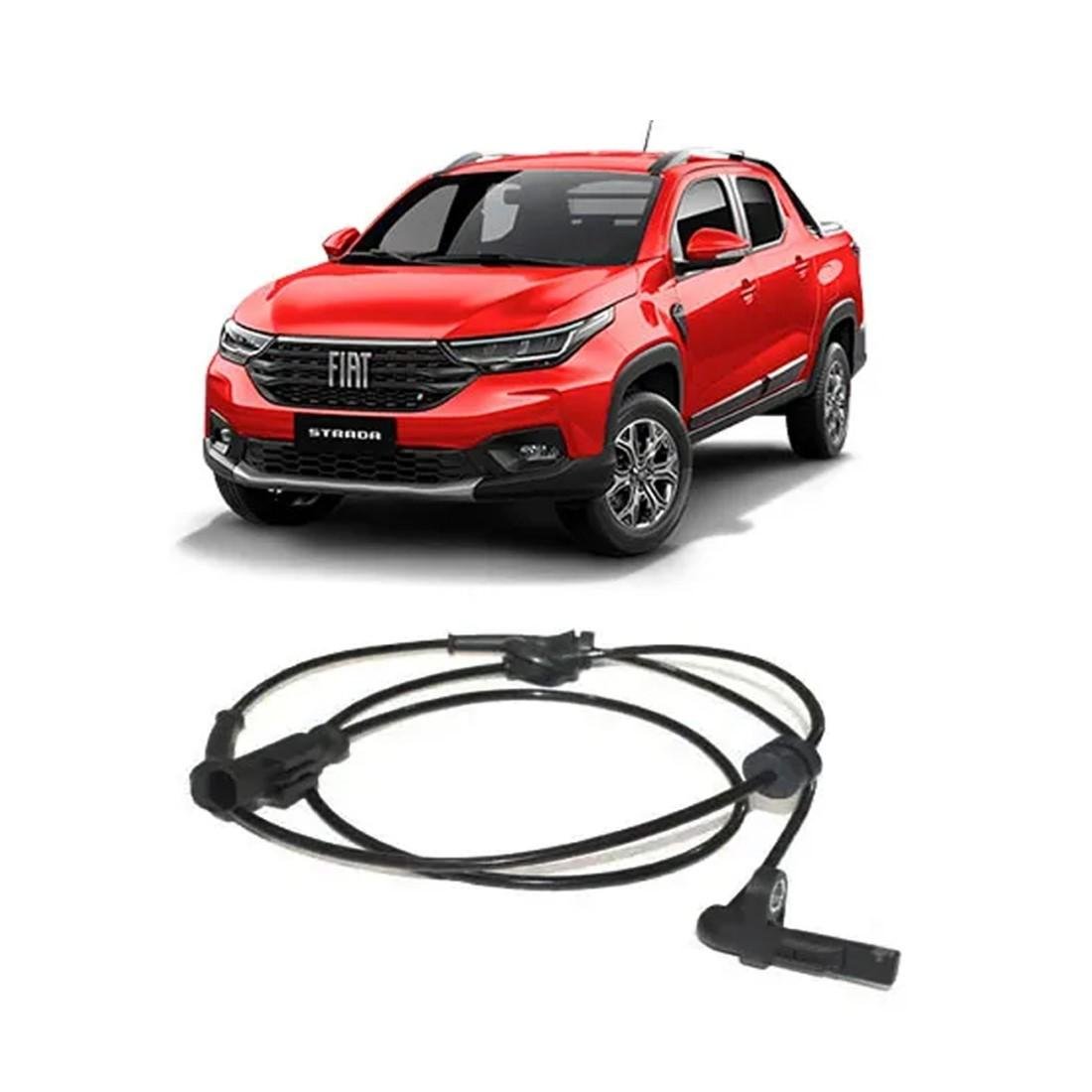 Sensor Abs Dianteiro Strada 2020/ Original Fiat 52128491