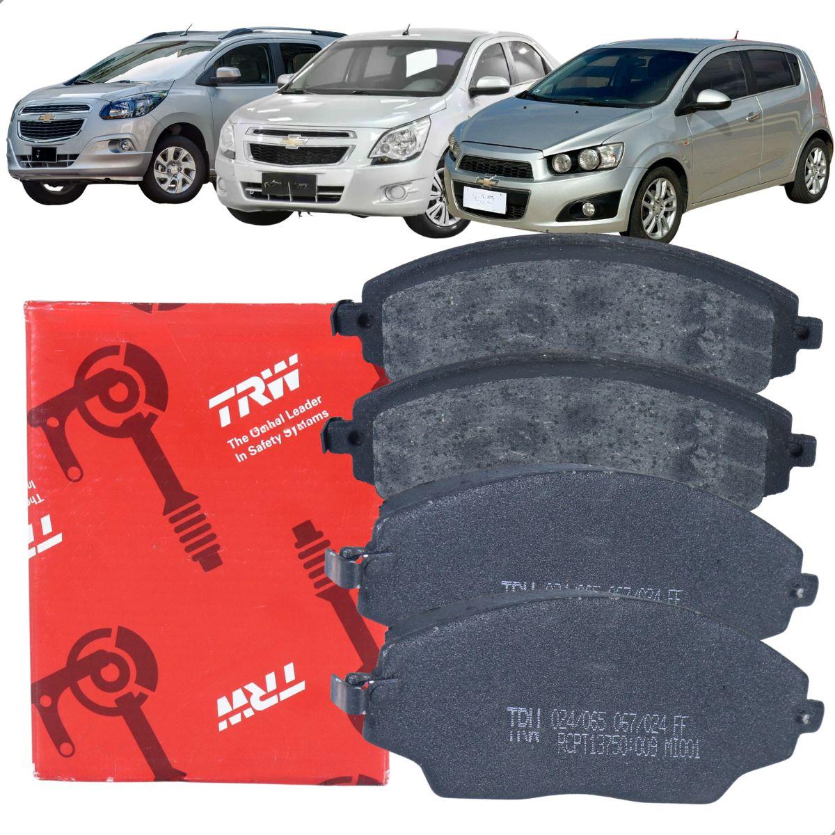 Pastilha De Freio Dianteira Cobalt Sonic Spin C/Abs Trw Rcpt13750