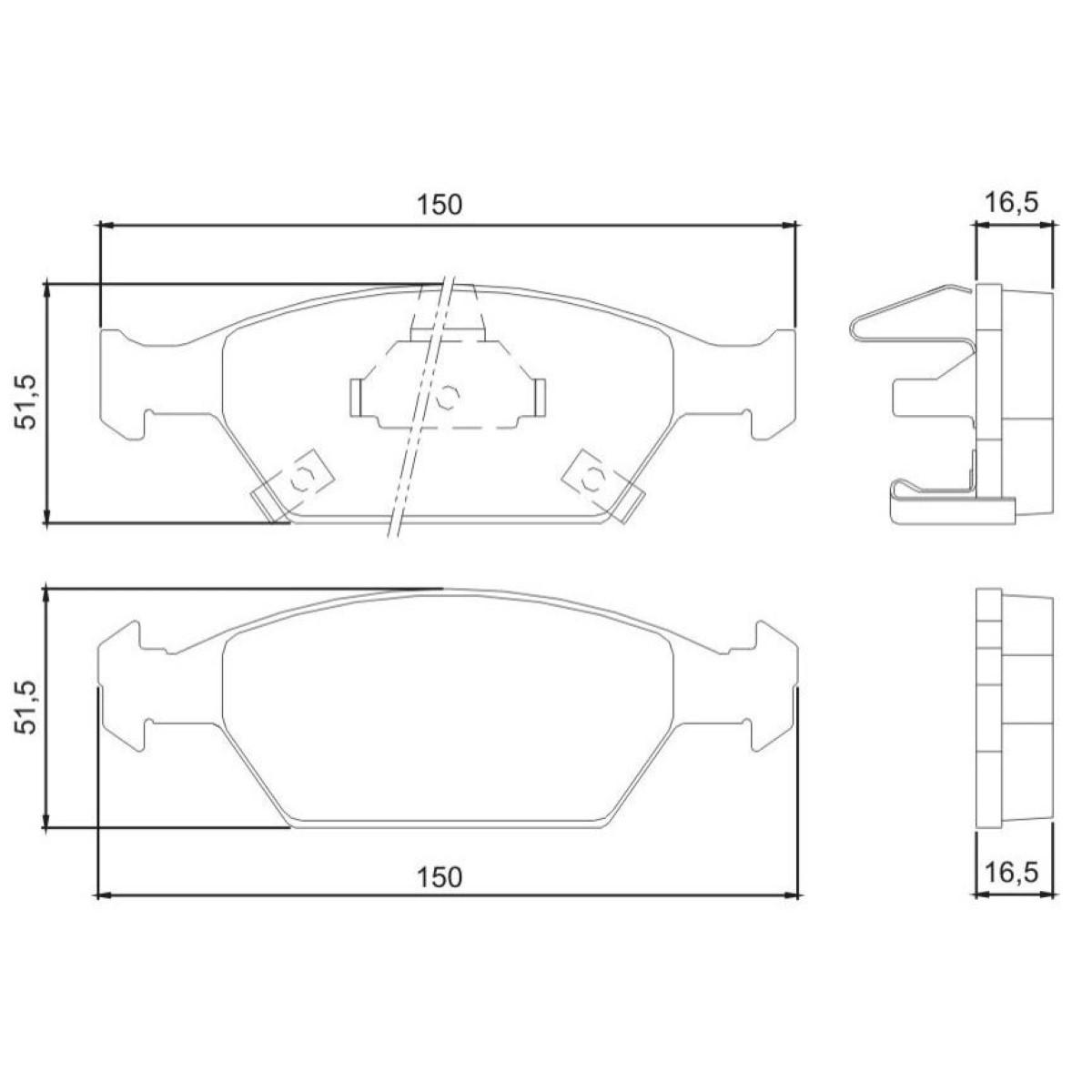 Pastilha De Freio Dianteira Honda Fit Dx Elx Lxl 2009/ Jurid Hq2207A