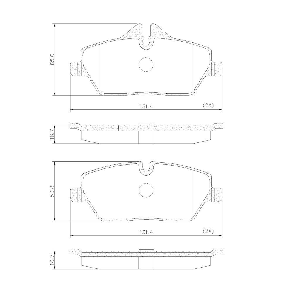Pastilha De Freio Bmw 116 118 120 Pd1302 Fras-Le
