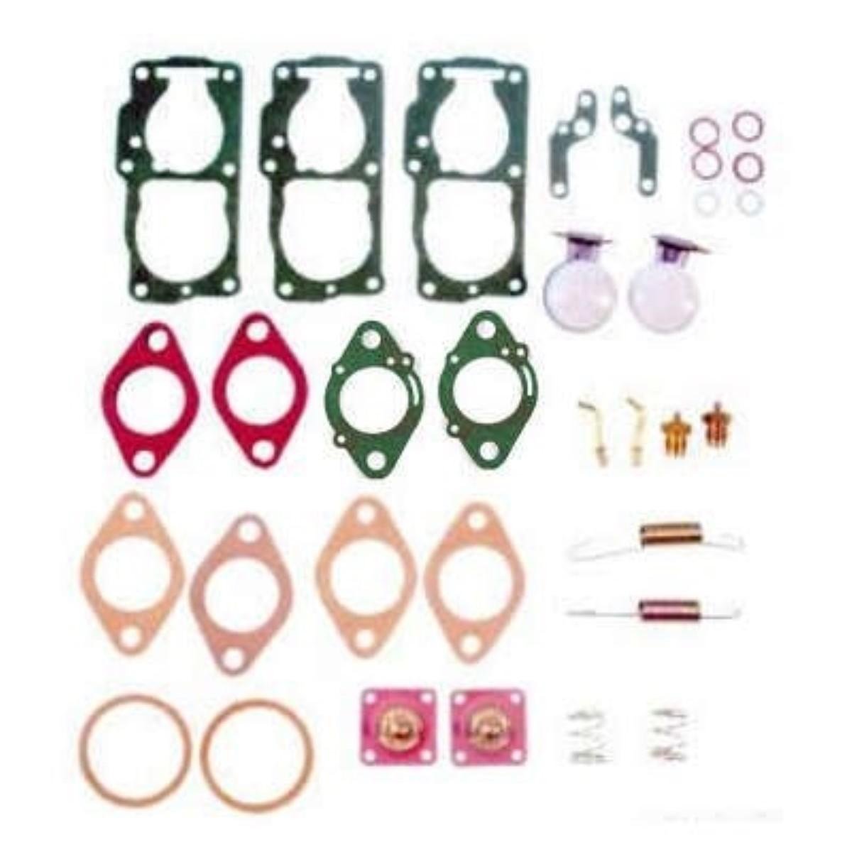 Kt Carb Comp Fus/Br/Gl Dp Kit Carb Completo Fusca/Brasil