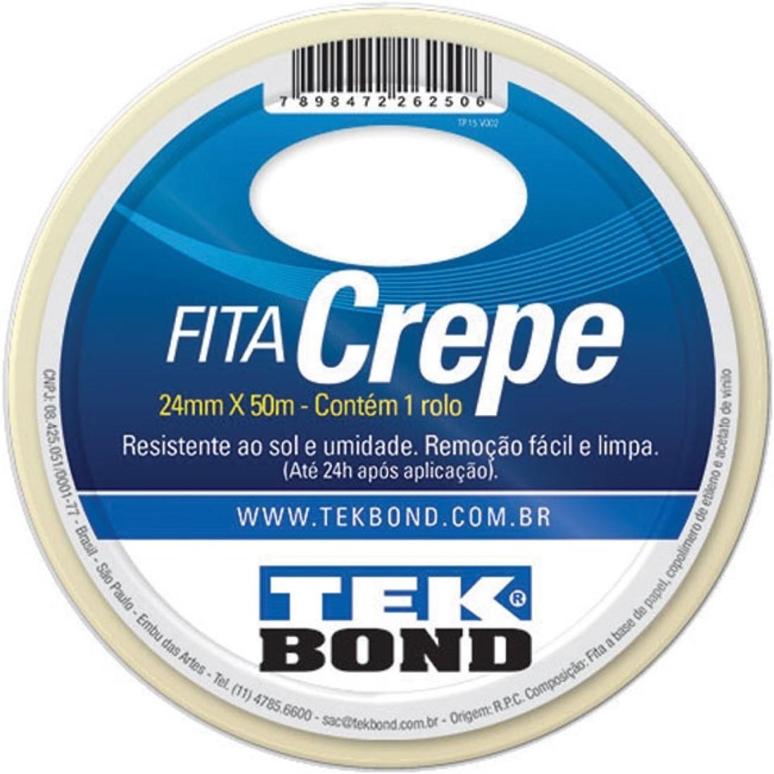 Fita Crepe 24Mm X 50M Tekbond 21111024500