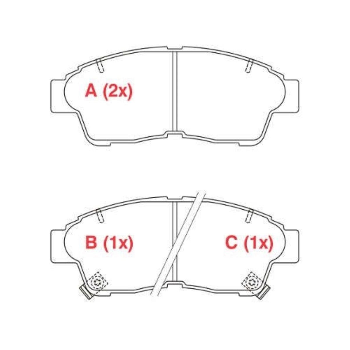 Pastilha Freio Toyota Camry Sw Xle Corolla Rav 4 Willtec Pw525