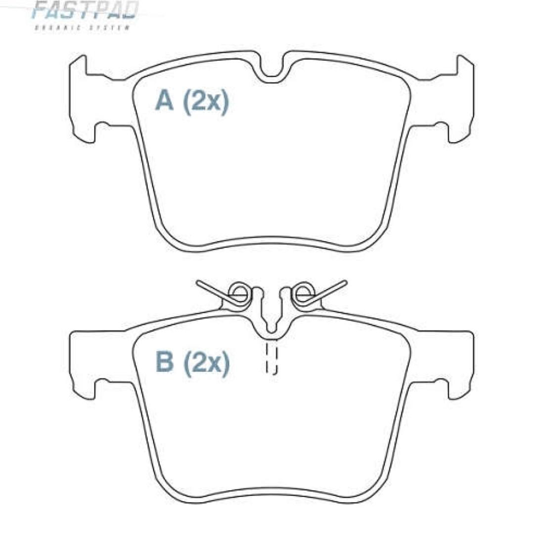 Pastilha Freio Tras Ceramica Mb Classe C Glc Willtec Fp987