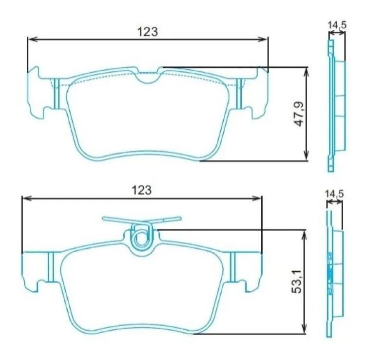 Pastilha De Freio Dianteira Ford Fusion 2013/ Jurid Hq2316