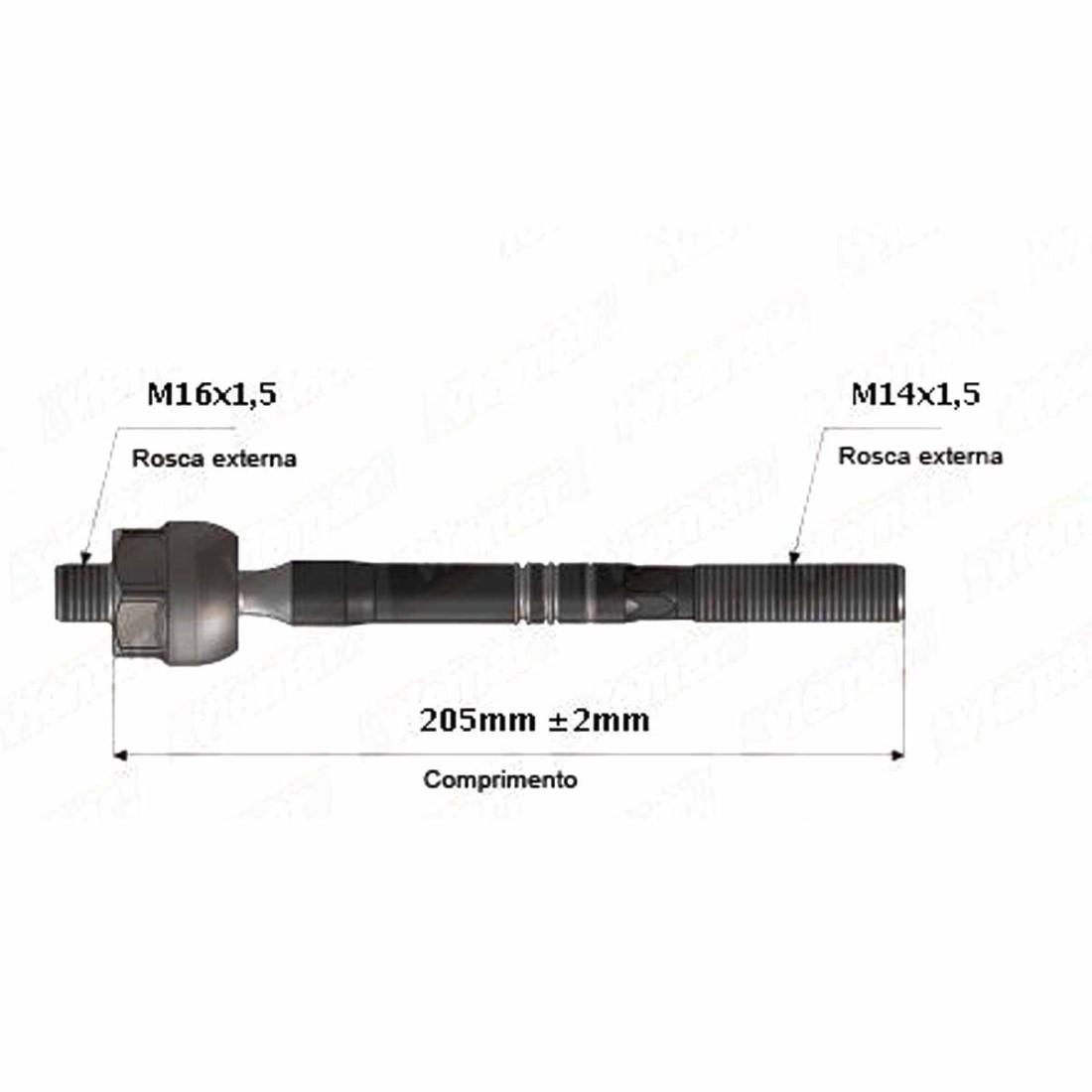 Axial Direcao Hidraulica Captur Duster 2011/ Viemar 680496