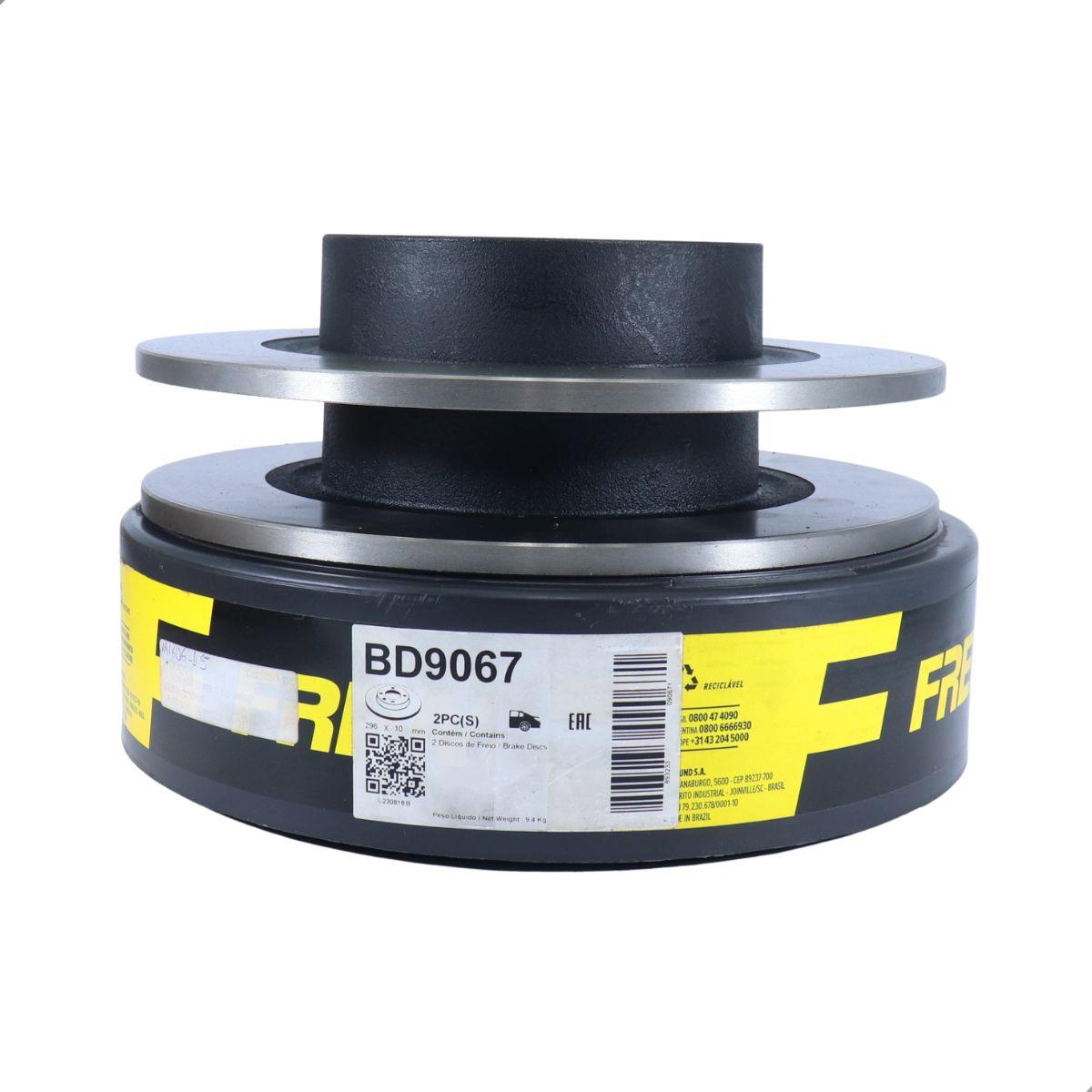 Disco Freio Traseiro Mini Cooper 2012 2014 Fremax Bd9067