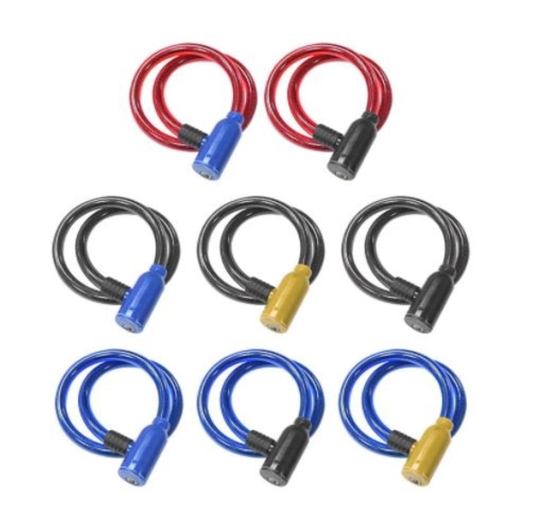 Cadeado Bike Flexivel 63,5Cm Com 2 Chaves Western Cd-35