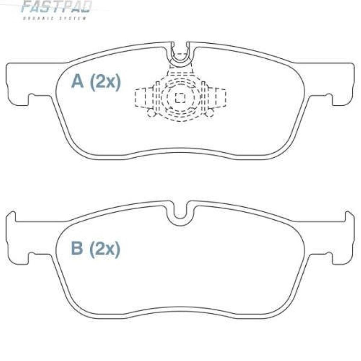 Pastilha De Freio Dianteira Fastpad Discovery Willtec Fp264