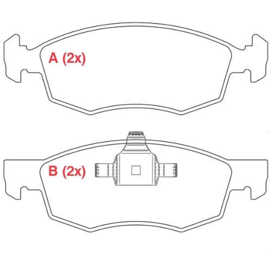 Pastilha Freio Diant Ceramica Fiorino Doblo Willtec Fp517Pa