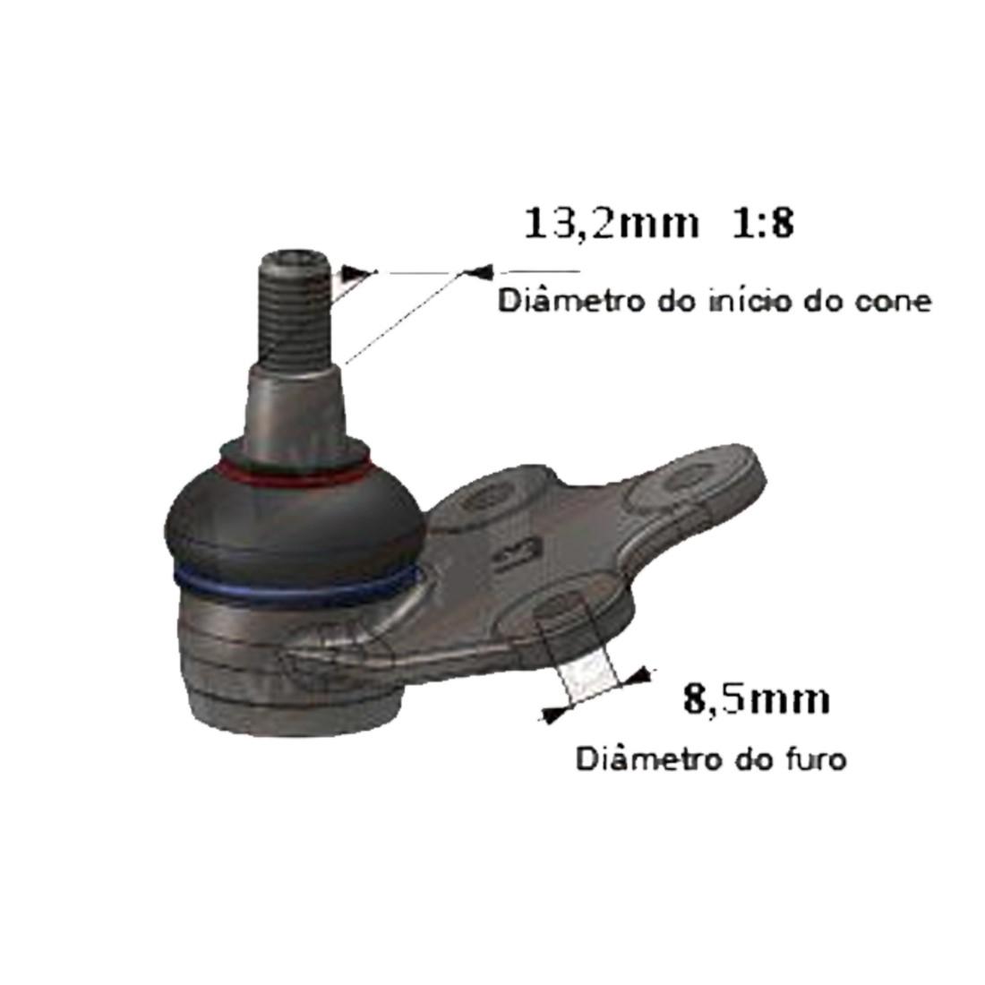 Pivo Suspensao Siena Palio 1996/1999 Viemar 503059
