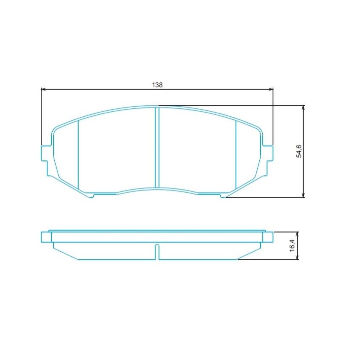 Pastilha De Freio Diant Suzuki Gran Vitara 09/ Jurid Hq4059