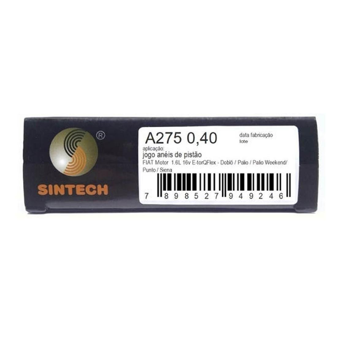 Anel Motor Palio Strada Idea 1.6 Etorq 2010/ Sintech A275/40