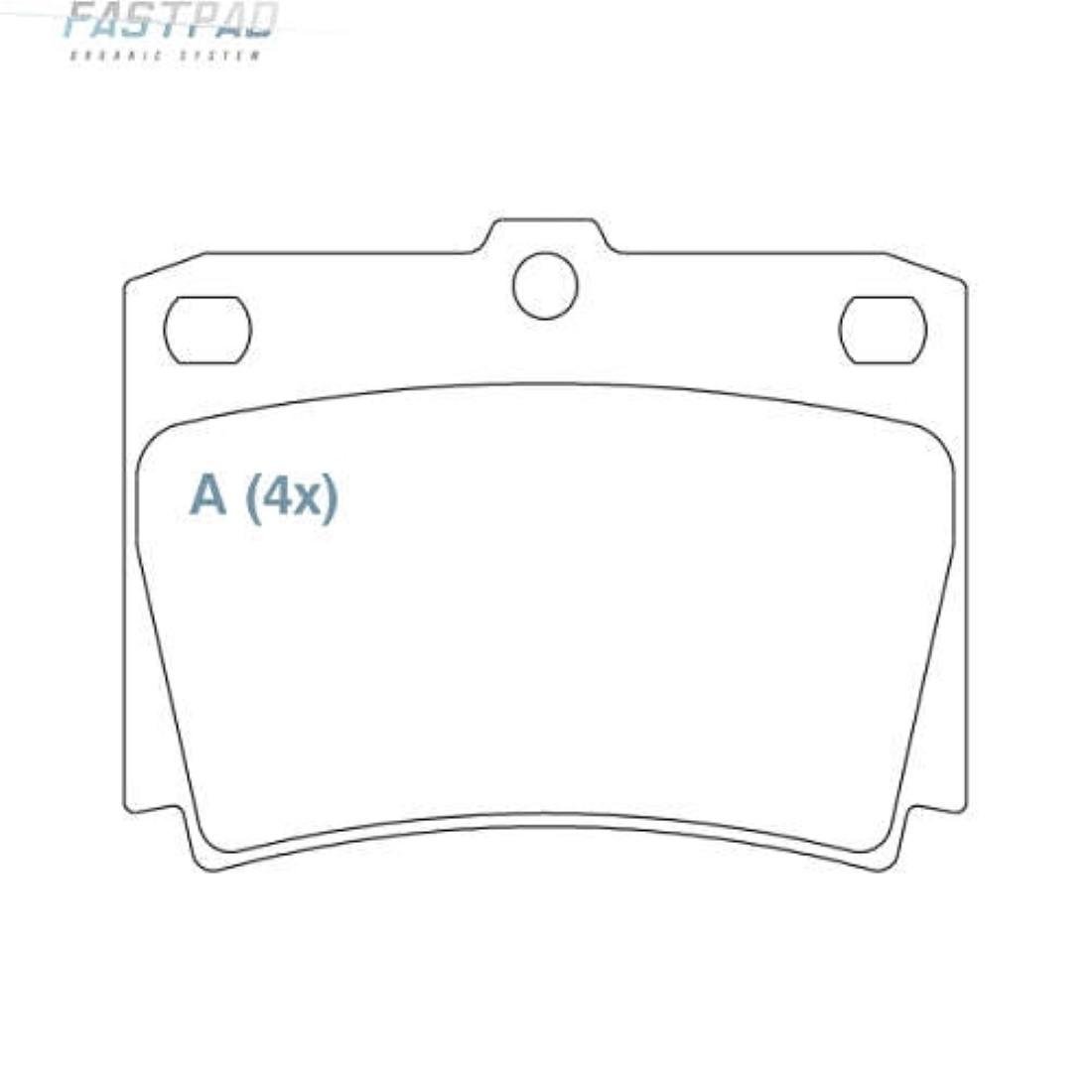 Pastilha Freio Traseira Ceramica Pajero 2010/ Willtec Fp386