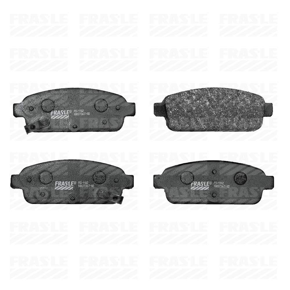 Pastilha De Freio Traseira Gm Cruze Lt Ltz 2012/ Frasle Pd1102