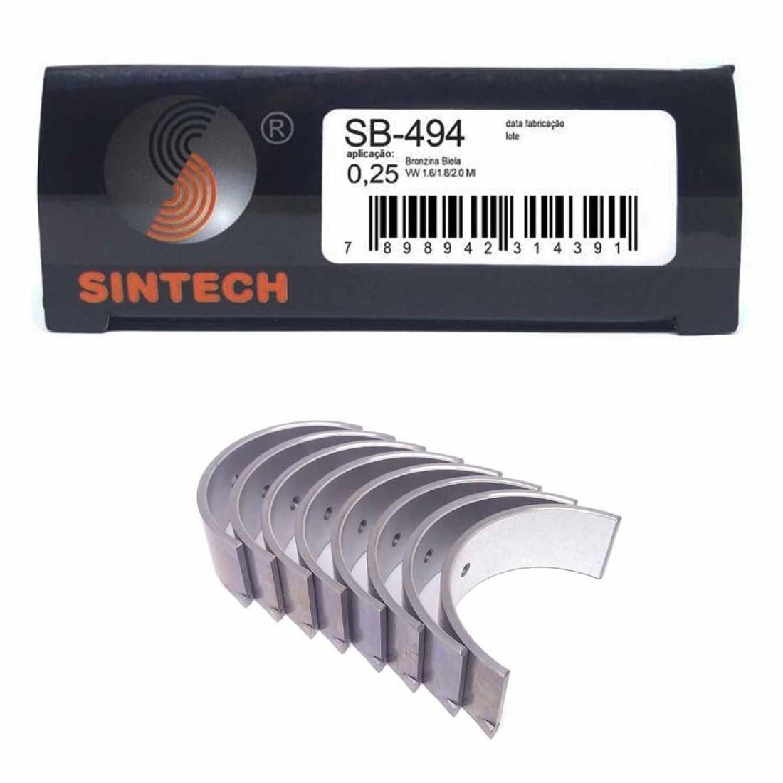 Bronzina Biela Gol Saveiro Voyage 1985/ Sintech Sb494/25