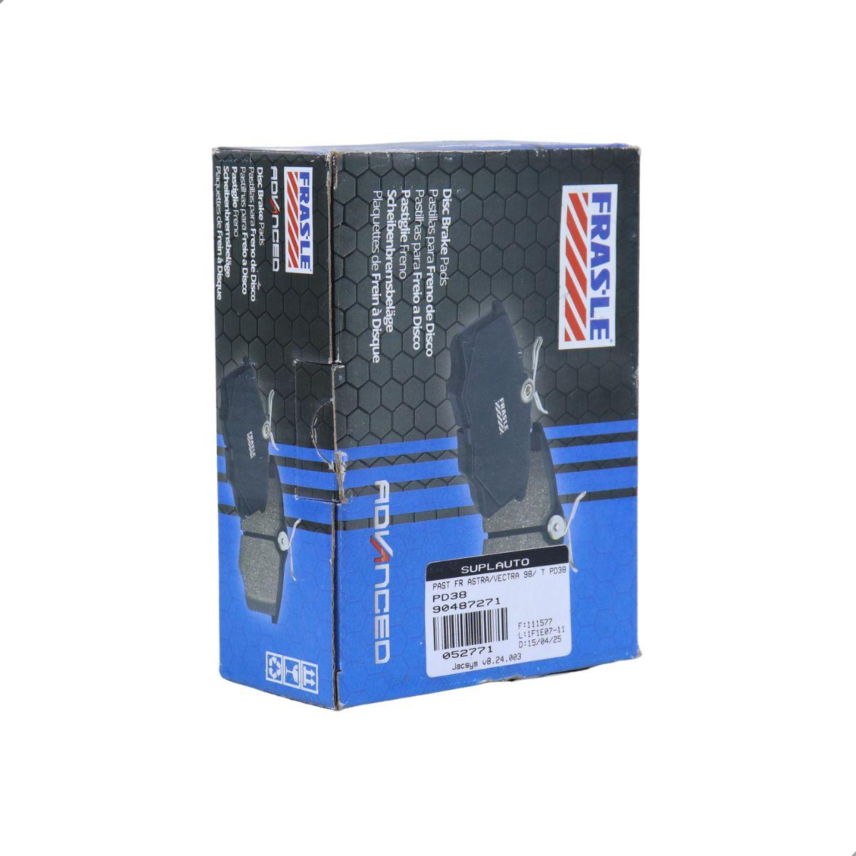 Pastilha De Freio Dianteira Astra Meriva Vectra Fras-Le Pd38