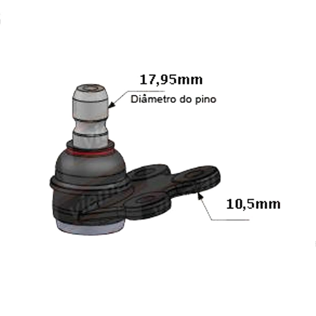 Pivo Suspensao Citroen C3 2002 A 2012 Viemar 503314
